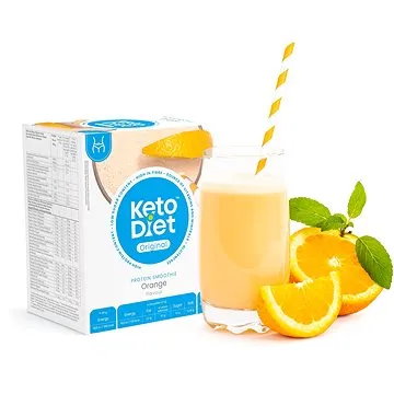 KetoDiet Proteinové smoothie - příchuť pomeranč (7 porcí) (8594181012485)