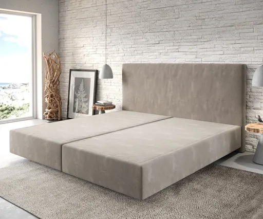 Boxspring postel Dream-Well 200x200 cm mikrovlákno
