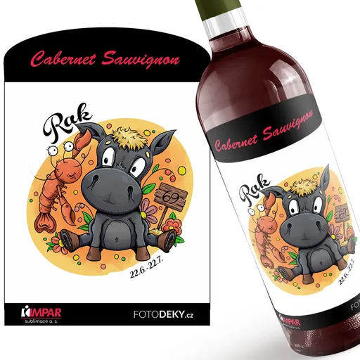 Víno Koňská znamení – rak (Druh Vína: Červené víno)