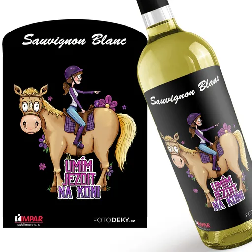 Víno Umím jezdit na koni (Druh Vína: Bílé víno)