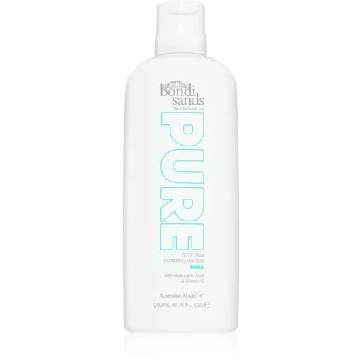 Bondi Sands Pure Self Tan Foaming Water Dark samoopalovací pěna s hydratačním účinkem 200 ml
