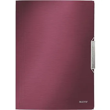 Leitz Style A4 tříchlopňové s gumičkou, červené (39770028)