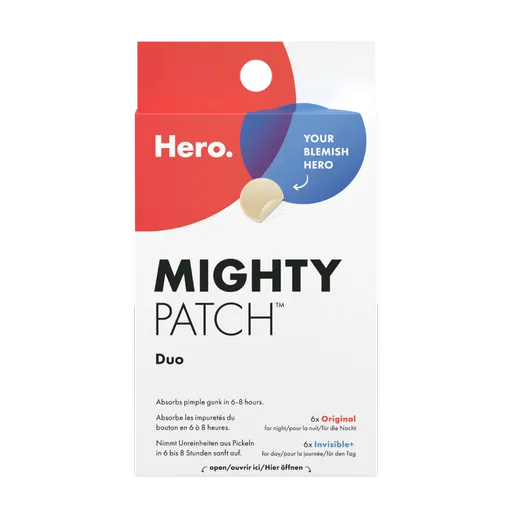 Hero. Mighty Patch Duo Original/Invisible+ náplasti 12 ks