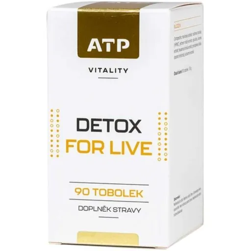 ATP VITALITY DETOX FOR LIVE 90 TOBOLEK Detoxikační směs, bílá, velikost