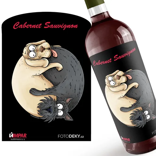 Víno Jin Jang – psi (Druh Vína: Červené víno)