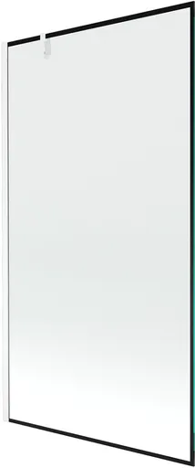 MEXEN/S Next vanová zástěna FIX 100 x 150, černá dekor, bílá 895-100-000-00-70-20