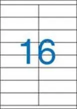 Etikety 105x37mm 2řadé 16etiket na archu 100listů Victoria