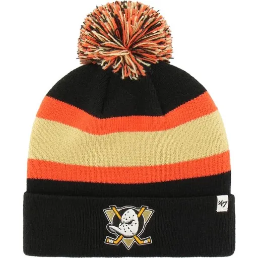 47 NHL ANAHEIM DUCKS BREAKAWAY CUFF KNIT Zimní čepice, černá, velikost UNI