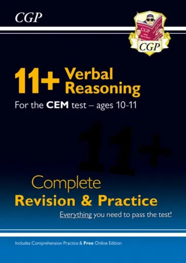11+ CEM Verbal Reasoning Complete Revision and Practice - Ages 10-11 (with Online Edition) - CGP Books