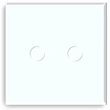 iQtech Millennium, Zigbee 2x NoN vypínač Smartlife, bílý (IQTJ011)