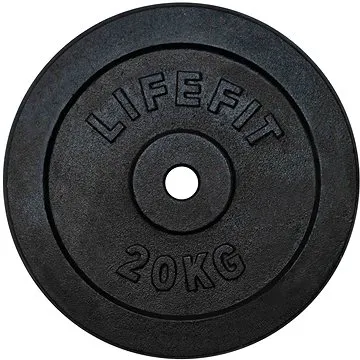Kotouč Lifefit 20 kg / tyč 30 mm (4891223097665)