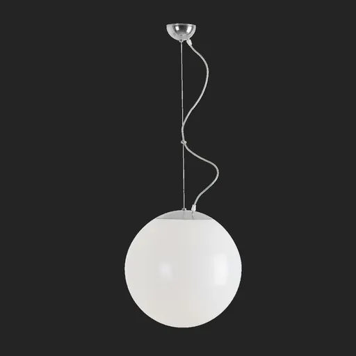 OSMONT ISI64215 ISIS L3 PM závěsné plastové svítidlo nerez leštěná / bílá IP40 3000 K 27W LED DALI