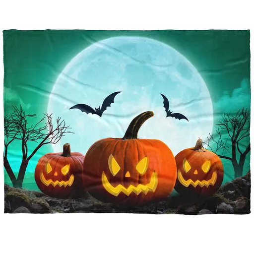 BedTex Dětská deka Dýně Halloween, 150 x 200 cm