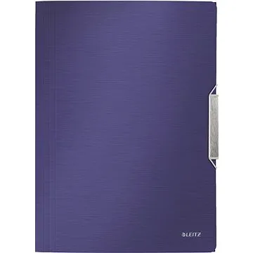 Leitz Style A4 tříchlopňové s gumičkou, modré (39770069)