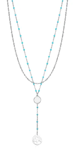 Viceroy Nadčasový ocelový náhrdelník Strom života Kiss 1390C01000