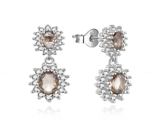 MOISS Originální stříbrné náušnice s kubickými zirkony E0003113