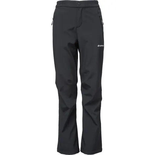 Lotto FAWKE Dětské softshellové kalhoty, černá, velikost 140-146