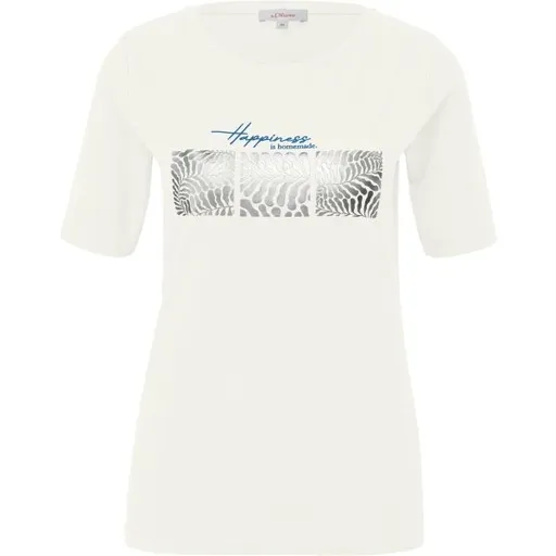 s.Oliver RL T-SHIRT Dámské tričko, bílá, velikost