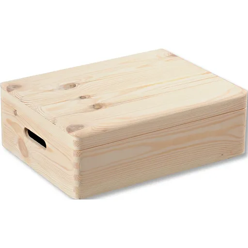 Kesper 69501 Úložný box s výklopným víkem borovice 39 x 29 x 13,5 cm, M
