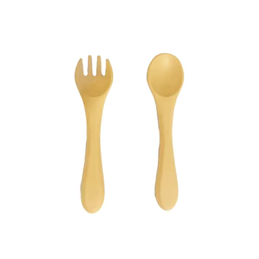 Dětský silikonový příbor KITCHISIMO baby 2ks