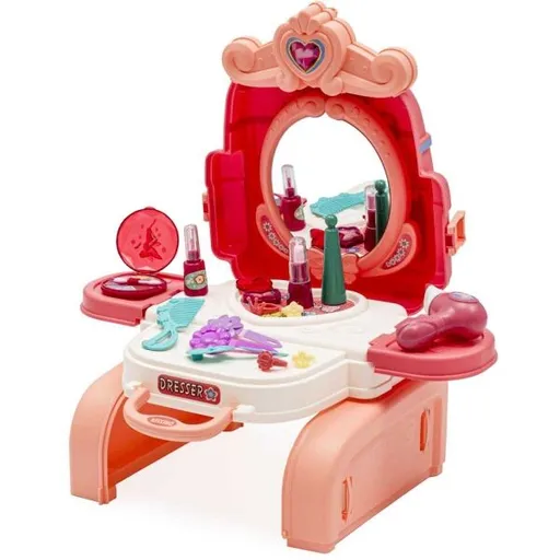 BABY MIX BATOH Dětský stůl, růžová, velikost