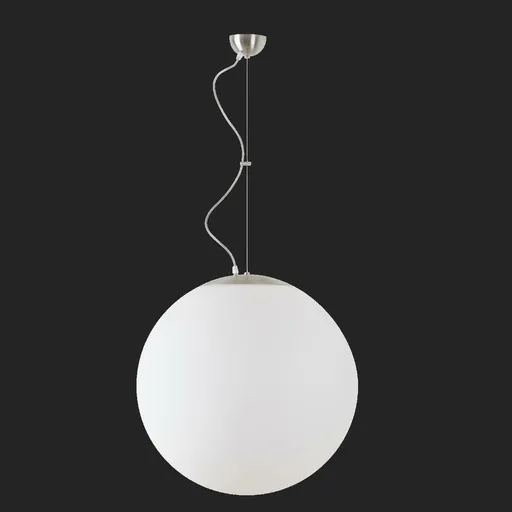 OSMONT ADR60326 ADRIA L5 závěsné skleněné svítidlo nerez broušená / bílá IP40 3000 K 48W LED DALI