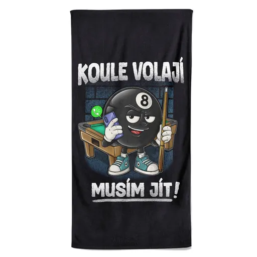 Osuška Koule volají (Velikost osušky: 100x170cm)
