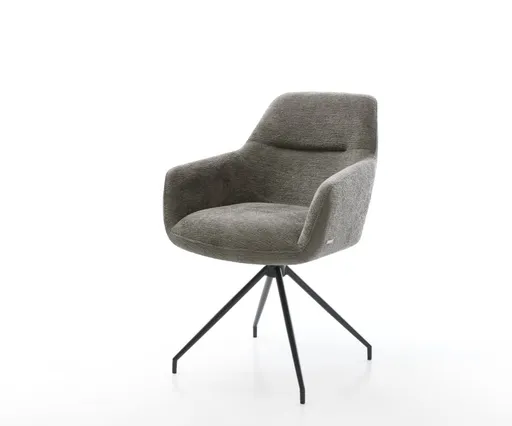 Jídelní židle Pejo-Flex bouclé měkký tmavě béžová křížová