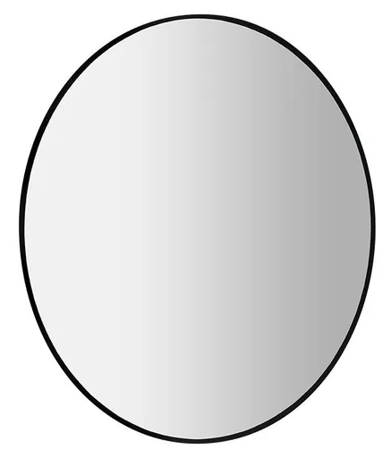 SAPHO SHARON kulaté zrcadlo s LED podsvícením ø 80cm, černá mat 31255CI