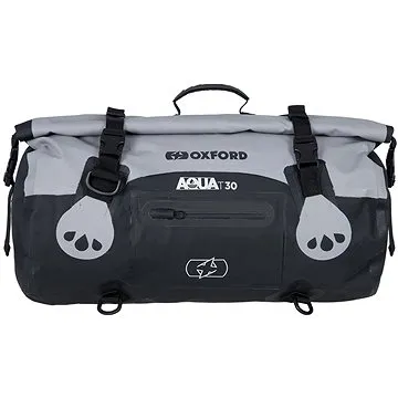 OXFORD Vodotěsný vak Aqua T-30 Roll Bag  (šedý/černý objem 30 l) (M006-298)