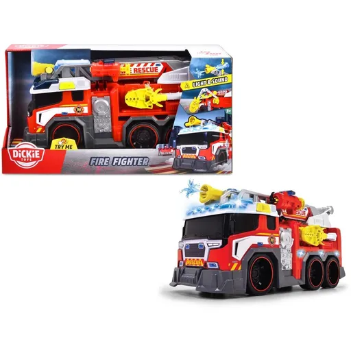 Dickie Hasičské auto 37 cm se světlem a zvuky