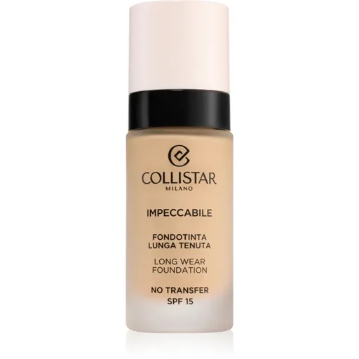 Collistar Impeccabile Long Wear Foundation dlouhotrvající make-up SPF 15 2R Rosy Beige 30 ml