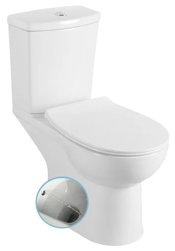 SAPHO KAIRO CLEANWASH WC kombi s bidet. sprškou, zadní odpad, bílá PC106