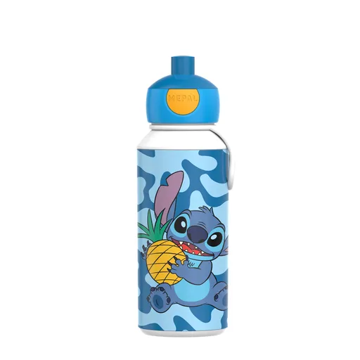Dětská láhev na vodu s pítkem, 400ml, Mepal, Stitch