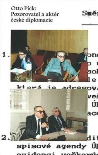 Otto Pick: Pozorovatel a aktér české diplomacie - Vladimír Handl