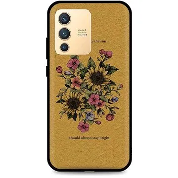 TopQ Kryt Vivo V23 5G silikon Bouquet 72749 (Sun-72749)