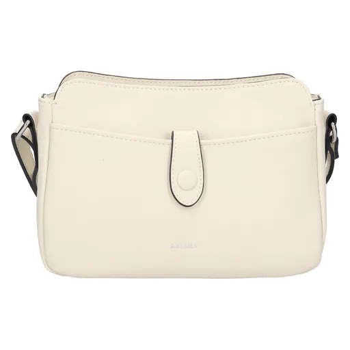 Kožená dámská crosbody kabelka Katana Rezza - béžová
