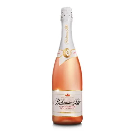 Bohemia Sekt rosé nealkoholický nápoj sycený