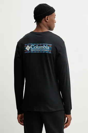 Bavlněné tričko s dlouhým rukávem Columbia Explorers Canyon