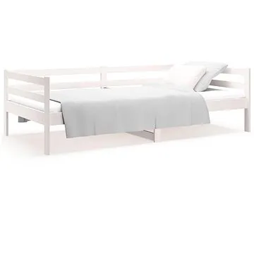 Válenda bílá 90 × 190 cm masivní borové dřevo, 814635 (814635)