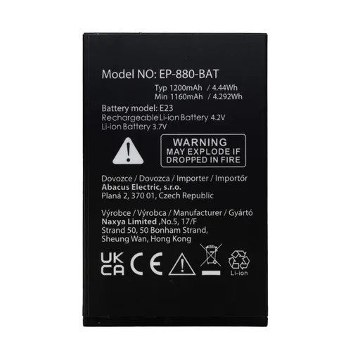 EVOLVEO orig. baterie 1200 mAh pro EasyPhone LT (EP-880)