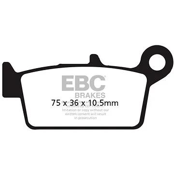 EBC Brzdové destičky FA131R (FA131R)