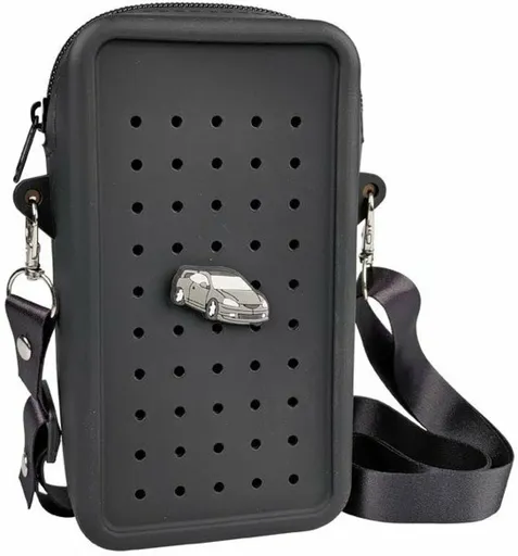 Gifty - Silikonová crossbody taštička černá + 1 pin zdarma