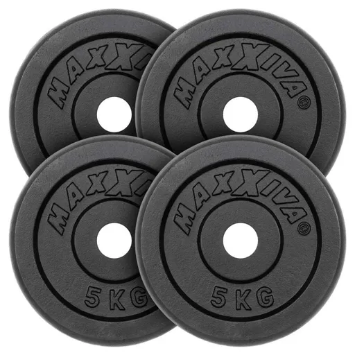 MAXXIVA® 81658 MAXXIVA Sada závaží 4 x 5 kg, litina