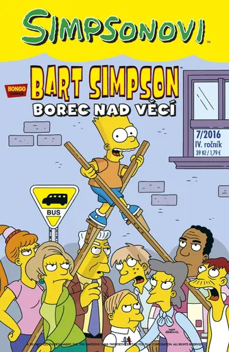 Simpsonovi - Bart Simpson 7/2016 - Borec nad věcí - Matt Groening