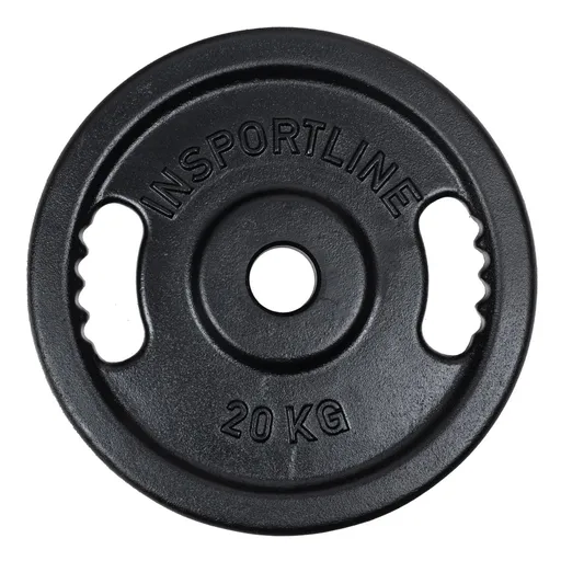 inSPORTline Litinový olympijský kotouč  Castblack OL 20 kg 50mm