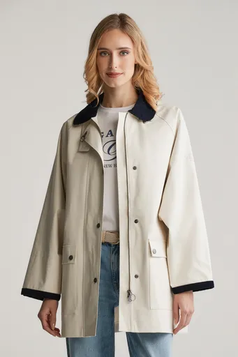 BUNDA GANT REL CORDUROY COLLAR JACKET LINEN