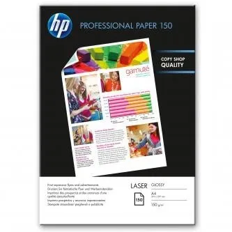 HP Professional Glossy Laser Photo Paper CG965A CG965A, 150 g/m2, A4, 150ks, lesklý, bílý, foto papír