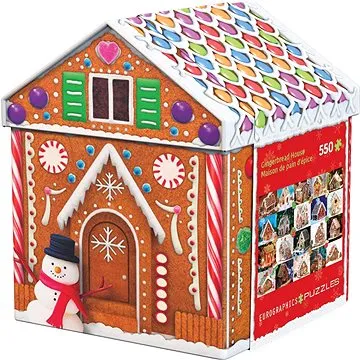 Eurographics Puzzle v plechové krabičce Perníková chaloupka 550 dílků (8551-5661)
