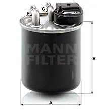 MANN-FILTER WK820/20 pro vozy MERCEDES-BENZ (WK820/20)